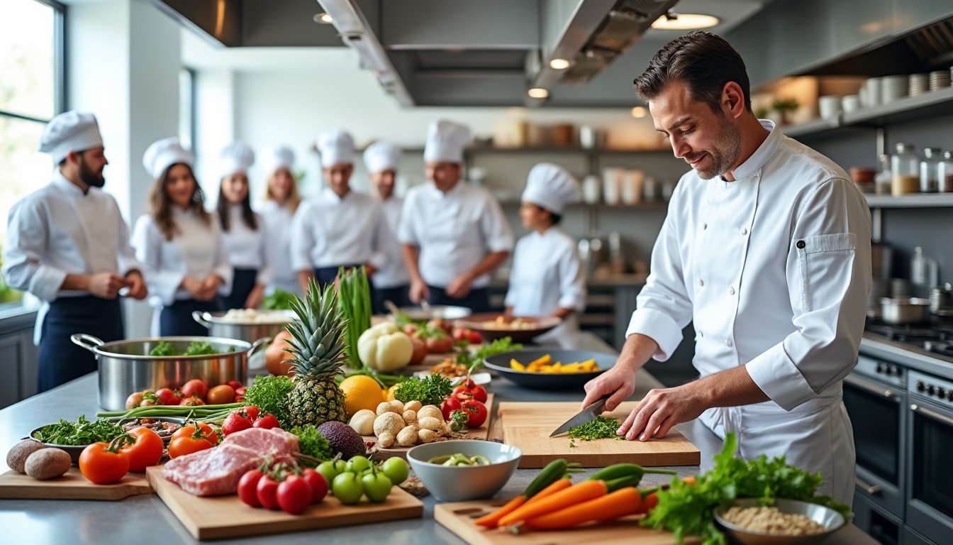 découvrez comment optimiser la formation des professionnels de la cuisine en respectant les standards internationaux. apprenez des méthodes innovantes et des pratiques exemplaires pour garantir un apprentissage de qualité et répondre aux exigences du secteur gastronomique mondial.