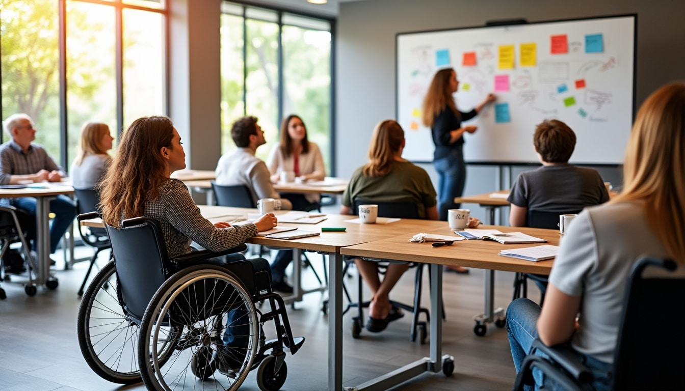 découvrez notre récapitulatif du séminaire de formation sur le thème 'handicap : de la diversité à l'inclusion'. plongez dans les discussions enrichissantes, les ateliers interactifs et les témoignages inspirants qui ont exploré les enjeux et les solutions pour promouvoir un environnement inclusif pour tous.