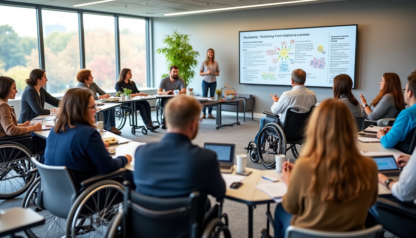 découvrez notre récapitulatif du séminaire de formation dédié au thème 'handicap : de la diversité à l'inclusion'. plongez dans les échanges enrichissants et les stratégies pratiques abordées pour favoriser une société inclusive, où chaque individu, quelles que soient ses capacités, trouve sa place.