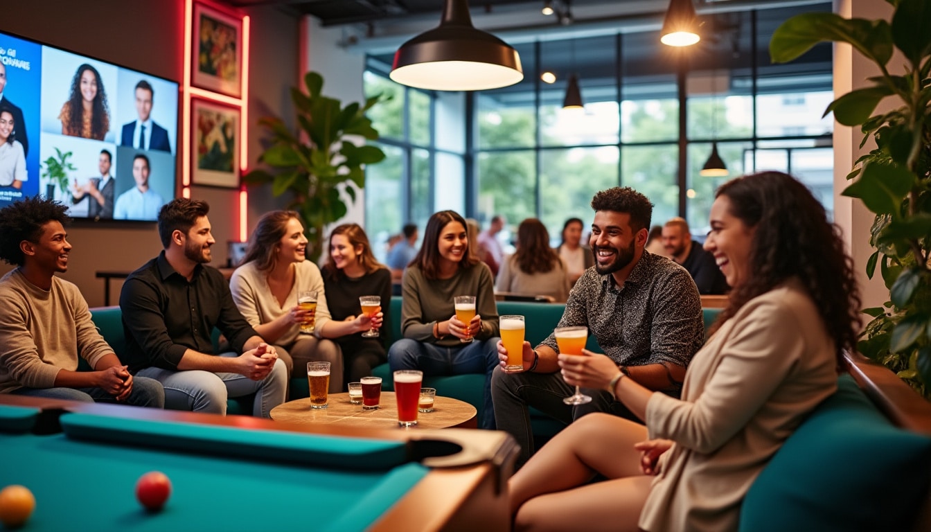 participez à notre afterwork rh en 2025, une soirée conviviale pour renforcer la cohésion d'équipe. échangez des idées, partagez des expériences et créez des liens dans un cadre informel, tout en développant une culture d'entreprise solide et collaborative.